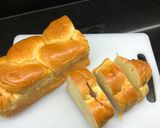 A picture of step 1 of Nutella-Stuffed French Toast Brioche.