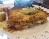 Foto del paso 24 de la receta: Torta de pescado seco, con espinacas, acelgas y dados de yuca