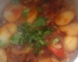 भिंडी आलू दो प्याजा (bhindi aloo doh pyaza recipe in Hindi) रेसिपी चरण 3 फोटो
