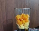 Foto langkah ke 3 dari resep 108. Es Cinta Pumang (cincau tape puding mangga).