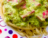 Foto del paso 7 de la receta: TALLARINES CON CREMA VERDE Y KANI KAMA 🤩🍜💯