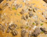 A picture of step 3 of Creamy Mushroom 🍄 Egg Noodle Dish.