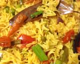 मसाला ए मैजिक मिक्स वेज पुलाव (masala e magic mix veg pulao recipe in Hindi) रेसिपी चरण 11 फोटो