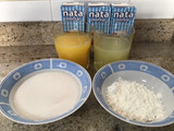 Mousse de limón y de naranja