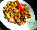 Foto langkah ke 7 dari resep Kering Tempe Basah Cabe Ijo (#PR_RecookMasakanPedas).