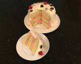 Almond Layer Cake with Rasberry Cream Filling recipe step 27 photo