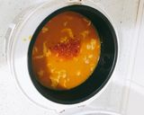 Hình bước làm 5 của món Soup bí đỏ