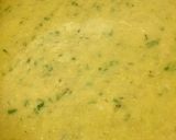 A picture of step 14 of Chane ki dal gosht with rice.