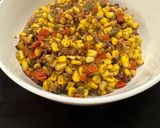 A picture of step 4 of Maque Choux (Cajun Corn).