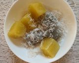 Foto langkah ke 9 dari resep Cenil Singkong Bunga Telang (Buah dan Sayur).