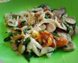 Foto langkah ke 7 dari resep Tumis Jamur Bakso.
