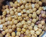 A picture of step 1 of Poushtik laddu.