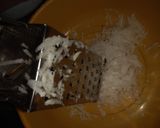 A picture of step 1 of Mooli paratha.