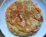 รูปขั้นตอนการทำที่ 3 ของ Omelette with Ham&Cabbage