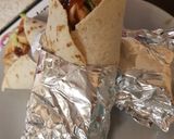 A picture of step 5 of My Quick BBQ Chicken Wrap.