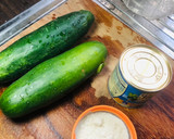 A picture of step 1 of Cucumber smoothie🥒🥛.