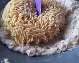 Foto langkah ke 17 dari resep Fusilli Panggang Saos Bakso Kepiting ala Rianti Kitchen.