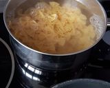 Une image de l'étape 1 de °Gratin de pâtes au saumon°.
