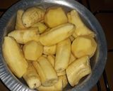 A picture of step 1 of Mukimo ya matumbo Easter favourite #.