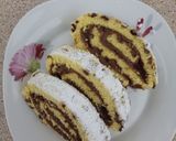 Φωτογραφία βήματος 10 της συνταγής Swiss roll cake με πραλίνα