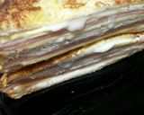 รูปขั้นตอนการทำที่ 9 ของ แซนด์วิชแฮมชีสมอนตี คริสโต (Monte Cristo Sandwich)