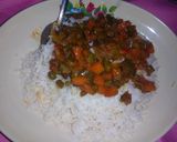 A picture of step 5 of Rice and veggie sauce.