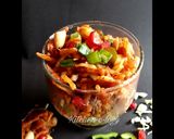 A picture of step 2 of Chinese Bhel.