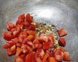 A picture of step 4 of Baingan Bhaji.