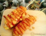 รูปขั้นตอนการทำที่ 4 ของ Corn dog