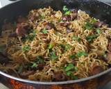 Chicken Liver & Sausage Noodles recipe step 8 photo