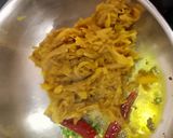 A picture of step 2 of Thor (Banana Stem) Bhaja Bengali Style.
