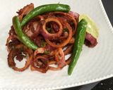 A picture of step 4 of Punjabi Dhaba Style: Chatpata 'Lachha Onions' Salad 🥗.