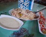 A picture of step 8 of Mutton yakhni pulao.