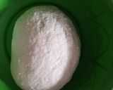 A picture of step 1 of Soft coconut layered chapati.