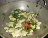 A picture of step 3 of Cauliflower methi rice.