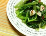A picture of step 4 of Favorite Way to Eat Komatsuna: Garlic Salt Stir-Fry.
