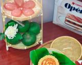 Hình bước làm 4 của món Bánh phu thê con thỏ hồng