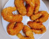 Hình bước làm 3 của món Tôm chiên xù chay