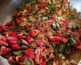 A picture of step 4 of Indian style Penne Pasta.