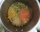 A picture of step 1 of Panch ratna dal.