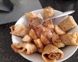 A picture of step 2 of Left over pancake breakfast.
