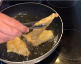 Foto del paso 4 de la receta Bocadillo de pescado, pimientos y berenjena frita