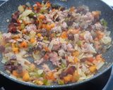 Foto del paso 2 de la receta: Plumas integrales con butifarra fresca, butifarra negra y chorizo
