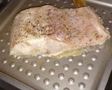 Foto del paso 3 de la receta: Dorado a la plancha y espinacas con salsa blanca