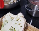 Foto del paso 1 de la receta: Macarrones al coliflor, champiñones y crema de trufa