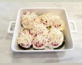 Paradicsomos cukkini fokhagymás tejföllel, sajttal sütve recept fázis 1 fotója