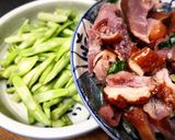 鴨賞炒什蔬的食譜步驟1照片