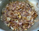 A picture of step 3 of Kareley Gosht.
