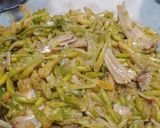 Foto langkah ke 11 dari resep Tumis bunga pepaya plus teri.