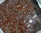 Foto langkah ke 6 dari resep Brownies panggang chocolate chip.